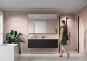 DUSKY PINK ELONGATED HEXAGON T5218-M79