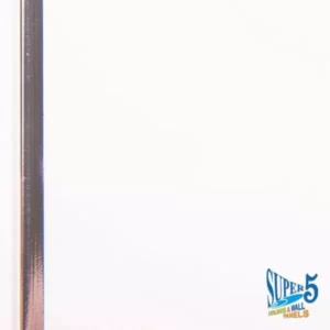 WHITE GLOSS SILVER EDGE