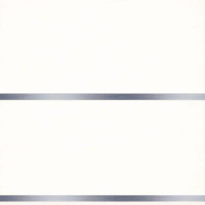 WHITE GLOSS SILVER 2 STRIP 7MM